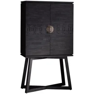 Assisi Boutique Mango Wood 2 Door Cocktail Cabinet by Hudson Living, a Wine Racks for sale on Style Sourcebook