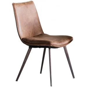 Henrik Faux Leather Dining Chair, Set of 2, Tan by Hudson Living, a Dining Chairs for sale on Style Sourcebook