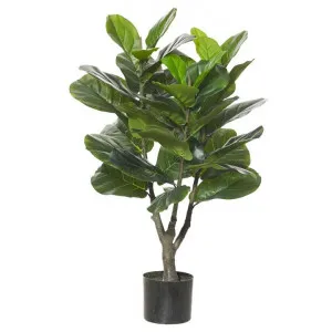 Potted Artificial Fiddle Leaf Fig Tree, Type C, 90cm by Rogue, a Plants for sale on Style Sourcebook