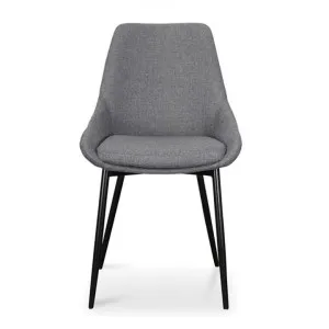 Arborio Fabric Dining Chair, Set of 2, Dark Grey by Conception Living, a Dining Chairs for sale on Style Sourcebook