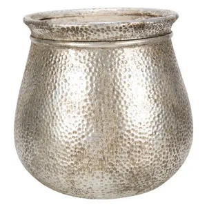 Merine Ceramic Planter, Large, Antique Silver by Casa Sano, a Plant Holders for sale on Style Sourcebook
