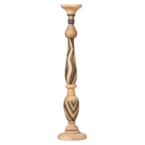Meru Mango Wood African Candlestick, Large by Casa Uno, a Candle Holders for sale on Style Sourcebook