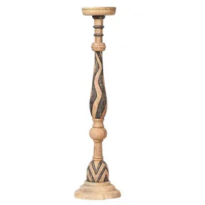 Meru Mango Wood African Candlestick, Medium by Casa Uno, a Candle Holders for sale on Style Sourcebook
