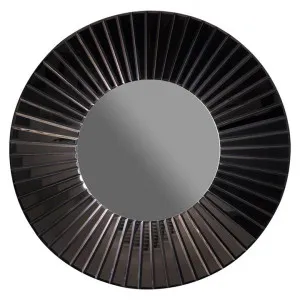 Frankie Round Wall Mirror, 80cm, Black by Casa Bella, a Mirrors for sale on Style Sourcebook