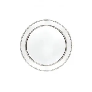 Zeta Round Wall Mirror, 60cm, Antique Silver by Cozy Lighting & Living, a Mirrors for sale on Style Sourcebook