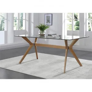 Forza Dining Table, 180cm, Oak by Ingram Designer, a Dining Tables for sale on Style Sourcebook