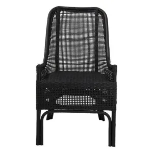 Achille Rattan Side Chair, Black by Chateau Legende, a Dining Chairs for sale on Style Sourcebook