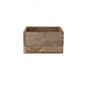 Northwood Rusic Timber Box Planter, Small by Florabelle, a Plant Holders for sale on Style Sourcebook