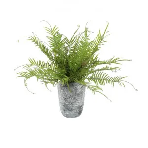 Potted Artificial Fern Plant, 50cm by Florabelle, a Plants for sale on Style Sourcebook