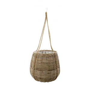 Cancun Rattan Hanging Basket Planter, Large by Florabelle, a Plant Holders for sale on Style Sourcebook