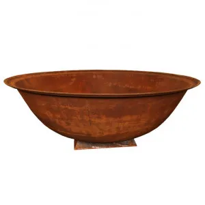 Pate Cast Iron Bowl Planter / Fire Pit on Trivet, Extra Large by CHL Enterprises, a Plant Holders for sale on Style Sourcebook