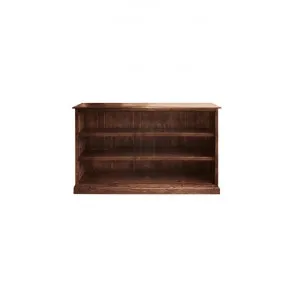 LA New Zealand Pine Timber Low Bookcase, 150cm, Walnut by MATF Furniture, a Bookshelves for sale on Style Sourcebook