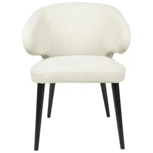 Harlow Fabric Dining Chair, Ivory by Cozy Lighting & Living, a Dining Chairs for sale on Style Sourcebook