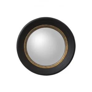 London Round Wall Mirror, 65cm, Black by Florabelle, a Mirrors for sale on Style Sourcebook