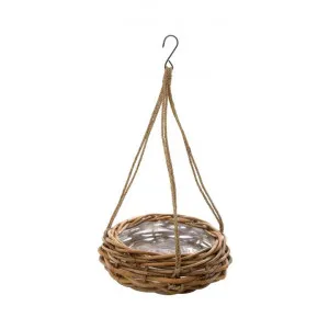 Castilla Rattan Hanging Planter, Small by Florabelle, a Plant Holders for sale on Style Sourcebook
