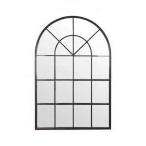 Ridley Iron Frame Arch Window Wall Mirror, 135cm by Florabelle, a Mirrors for sale on Style Sourcebook