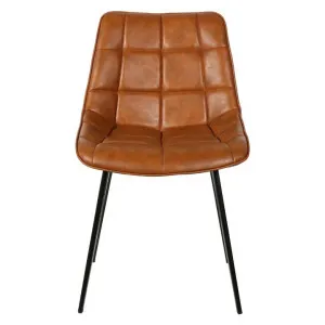 Nantes Faux Leather Dining Chair, Tan by Maison Furniture, a Dining Chairs for sale on Style Sourcebook