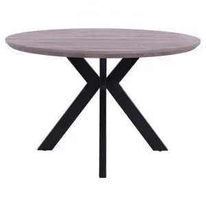 Axle Round Dining Table, 120cm, Grey Oak by Viterbo Modern Furniture, a Dining Tables for sale on Style Sourcebook