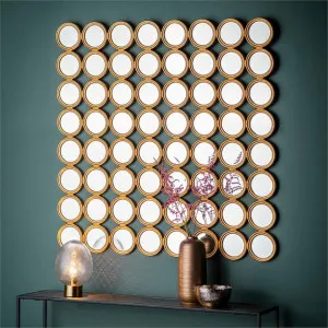 Coril Circles Wall Mirror, 104cm by Casa Bella, a Mirrors for sale on Style Sourcebook