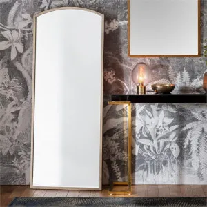Hamill Metal Frame Arch Wall Mirror, 150cm, Antique Silver by Casa Bella, a Mirrors for sale on Style Sourcebook
