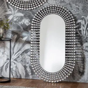 Shaya Oval Wall Mirror, 120cm by Casa Bella, a Mirrors for sale on Style Sourcebook