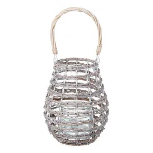 Hollison Handcrafted Willow Lantern, Small by Casa Bella, a Lanterns for sale on Style Sourcebook