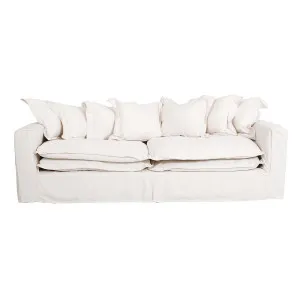 Soho 3 Seater Sofa in Linen White by OZ Design, a Sofas for sale on Style Sourcebook