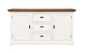 Hamptons Buffet 166cm in Acacia Two Tone by OzDesignFurniture, a Sideboards, Buffets & Trolleys for sale on Style Sourcebook