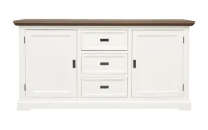 Hamptons Buffet 180cm in Two Tone by OzDesignFurniture, a Sideboards, Buffets & Trolleys for sale on Style Sourcebook