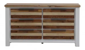 Halifax 6 Drawer Dresser in Acacia Grey / White by OZ Design, a Dressers & Chests of Drawers for sale on Style Sourcebook