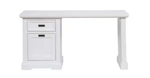 Hamptons Desk 150cm in Acacia White by OzDesignFurniture, a Desks for sale on Style Sourcebook