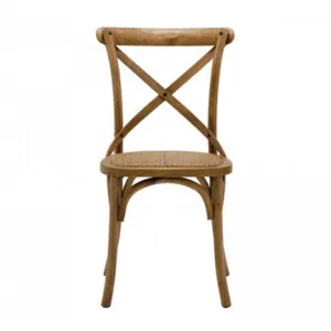 Cristo Cross Back Chair in Natural Oak Stain by OzDesignFurniture, a Dining Chairs for sale on Style Sourcebook
