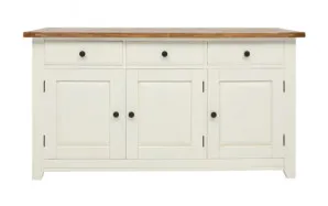 Mango Creek 3 Door Buffet 160cm in Clear Lacquer / White by OzDesignFurniture, a Sideboards, Buffets & Trolleys for sale on Style Sourcebook
