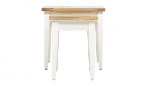 Mango Creek Nest of Tables in White / Clear Lacquer by OzDesignFurniture, a Side Table for sale on Style Sourcebook
