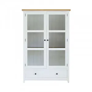 Mango Creek Double Display Unit in White / Clear by OzDesignFurniture, a Cabinets, Chests for sale on Style Sourcebook