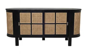 Sergio Buffet in Black/Black Top by OzDesignFurniture, a Sideboards, Buffets & Trolleys for sale on Style Sourcebook