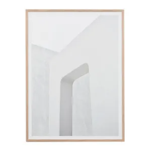 White Arch Framed Print in 64 x 79cm by OzDesignFurniture, a Prints for sale on Style Sourcebook