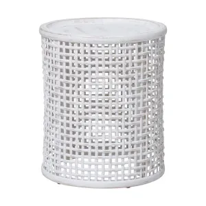 Freya Side Table in White Wash by OzDesignFurniture, a Bedside Tables for sale on Style Sourcebook