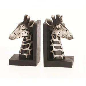 Polyresin Giraffe Bookends - H22cm by Casa Uno, a Desk Decor for sale on Style Sourcebook