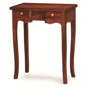 Queen Ann Mahogany Timber Phone Table, 62cm, Mahogany by Centrum Furniture, a Console Table for sale on Style Sourcebook