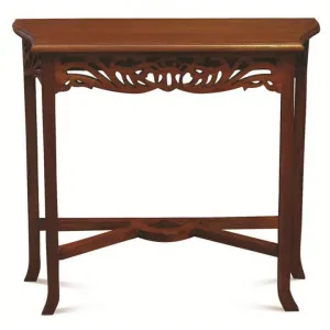 Maciej Mahogany Timber Sofa Table, 120cm, Mahogany by Centrum Furniture, a Console Table for sale on Style Sourcebook