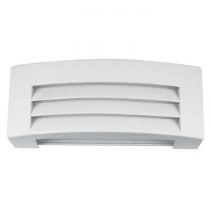 Visor IP54 Exterior Bulkhead Wall Light, White by Oriel Lighting, a Outdoor Lighting for sale on Style Sourcebook