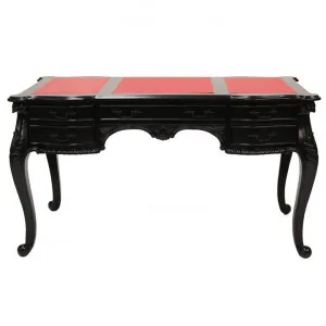 Acqui Hand Crafted Mahogany Desk, 150cm, Black by Millesime, a Desks for sale on Style Sourcebook