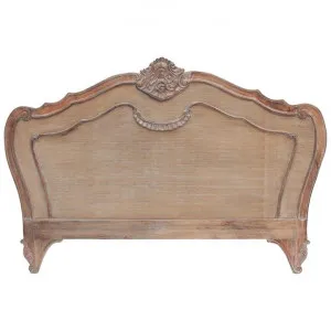 Challuy Hand Crafted Timber Bed Headboard, King, Weathered Oak by Millesime, a Bed Heads for sale on Style Sourcebook