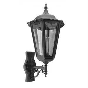 Chester Italian Made IP43 Exterior Up Wall Lantern, Style C, Black by Domus Lighting, a Outdoor Lighting for sale on Style Sourcebook