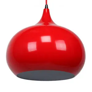 Kirke Metal Pendant Light, Flame Red by Shelon Lights, a Pendant Lighting for sale on Style Sourcebook