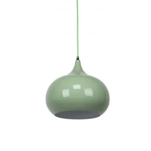 Mini Kirke Metal Pendant Light, Light Green by Shelon Lights, a Pendant Lighting for sale on Style Sourcebook