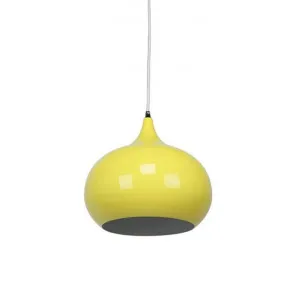 Mini Kirke Metal Pendant Light, Yellow by Shelon Lights, a Pendant Lighting for sale on Style Sourcebook