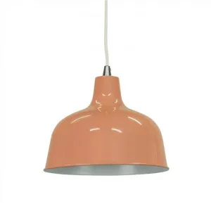 Dania Metal Pendant Light, Beige Red by Shelon Lights, a Pendant Lighting for sale on Style Sourcebook
