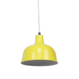 Dania Metal Pendant Light, Yellow by Shelon Lights, a Pendant Lighting for sale on Style Sourcebook